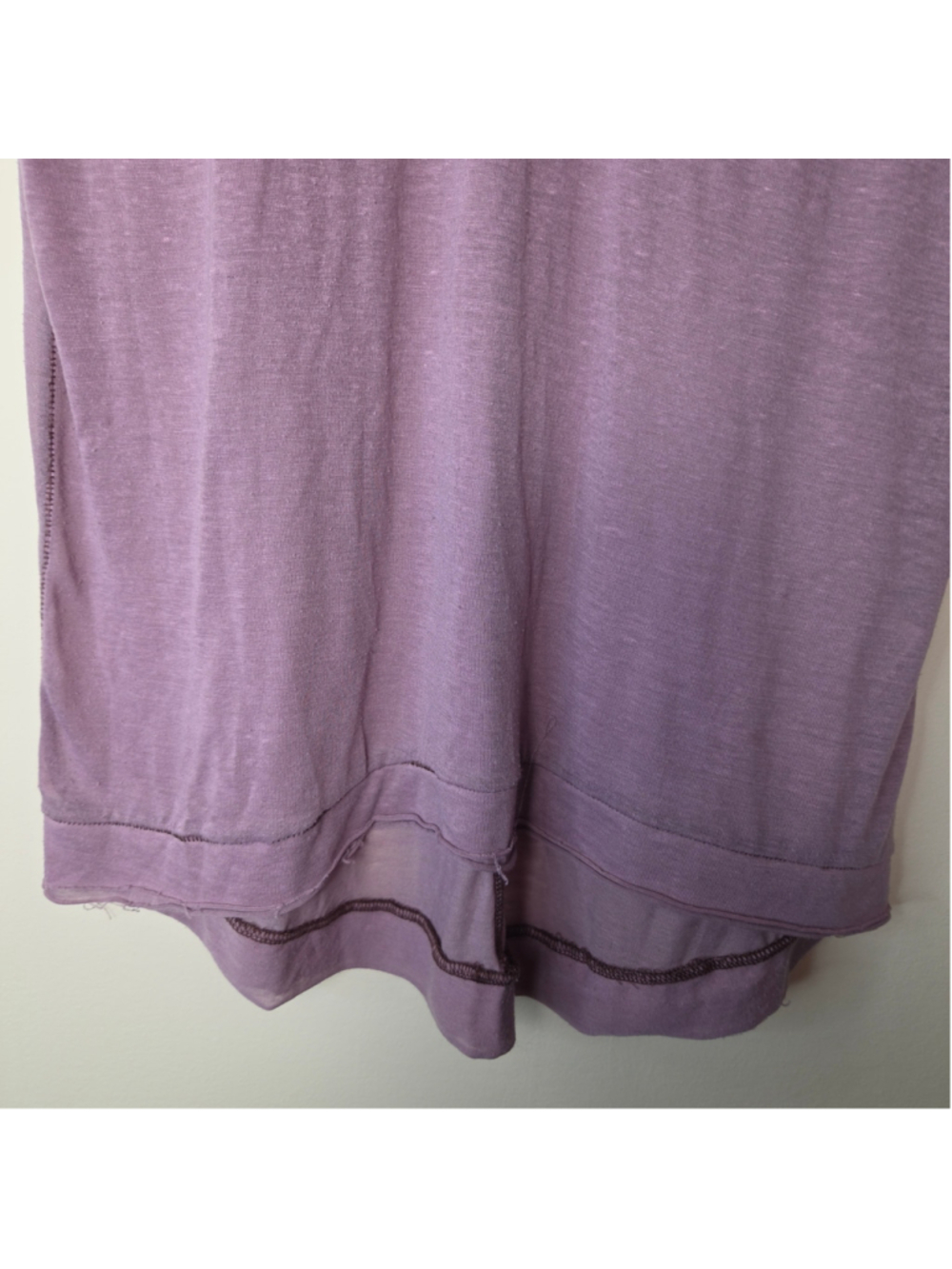 Women's We The Free Short Sleeve V-Neck Tee, Purple, Size XS - Picture 2 of 8